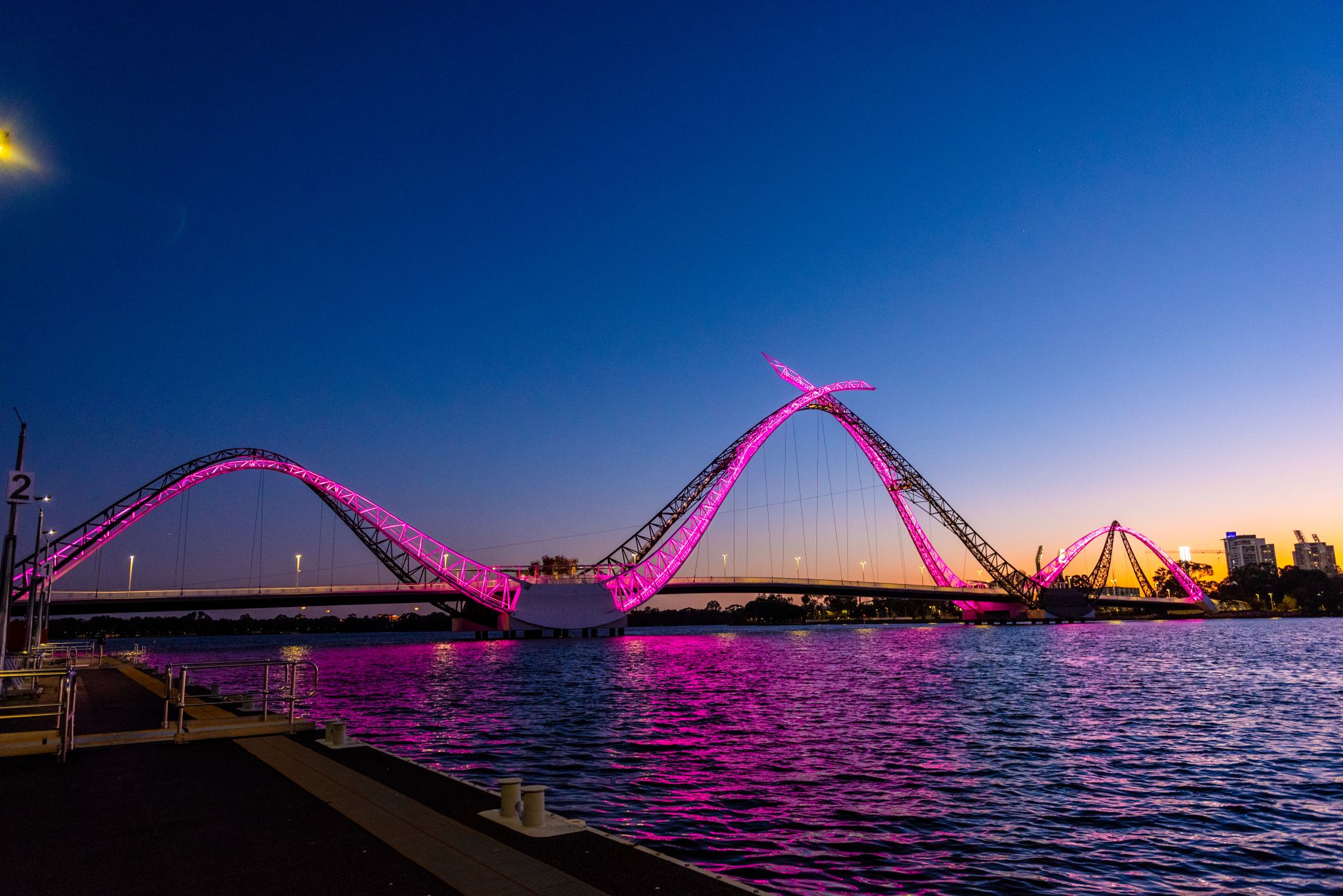 Matagarup Bridge Sunset