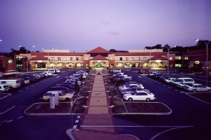 Photograph of AHS entrance in 2002